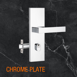 Chrome plate front door handle