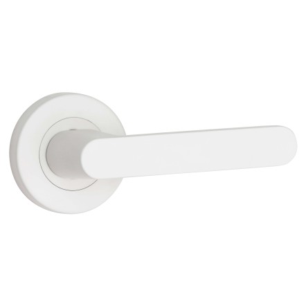 white door handle passage set Almeri