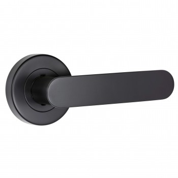 black door handle passage set Metz