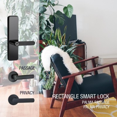 smart lock with matching internal door handles