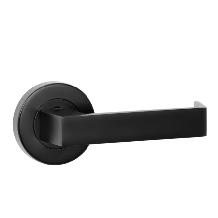 Black DDA door handle, Gala passage handle