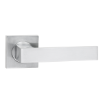 satin chrome door handle
