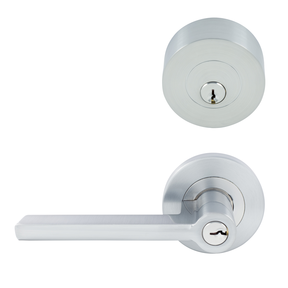 20910SC combined Ext 2 Orba Security Set Satin Chrome
