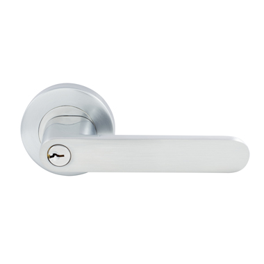 22400SC Ext 2 Almeri Entrance Set Satin Chrome Thumbnail v2