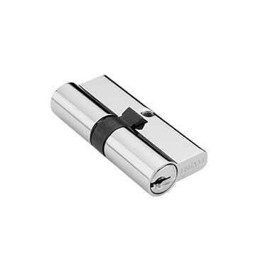 Double Euro Cylinder 70mm 6 Pin - Chrome Plate
