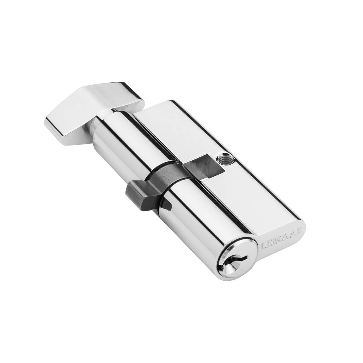 Single Euro Cylinder 70mm 6 Pin - Chrome Plate