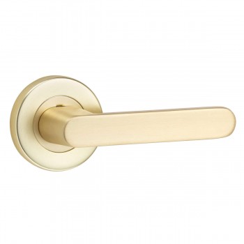 inside door handle brushed brass
