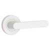 White internal door handle, passage