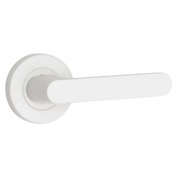 Almeri white passage door handle