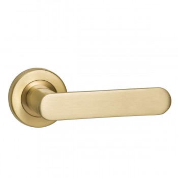 Brushed brass door handle, Belize