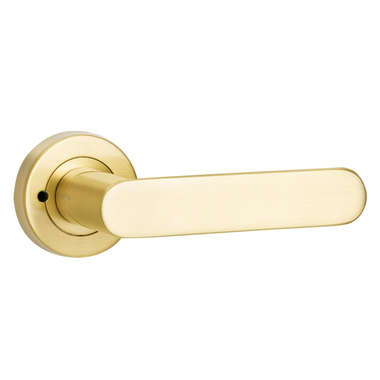 Brushed Brass Belize Privacy Set Lemaar Door Handle v2