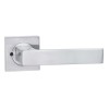 Cadalso privacy door handle in satin chrome