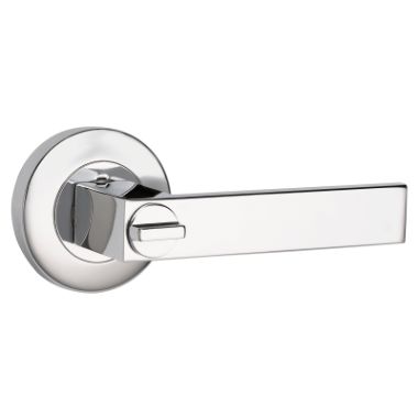 Chrome Plate Zalla Privacy Set Door Handle v2