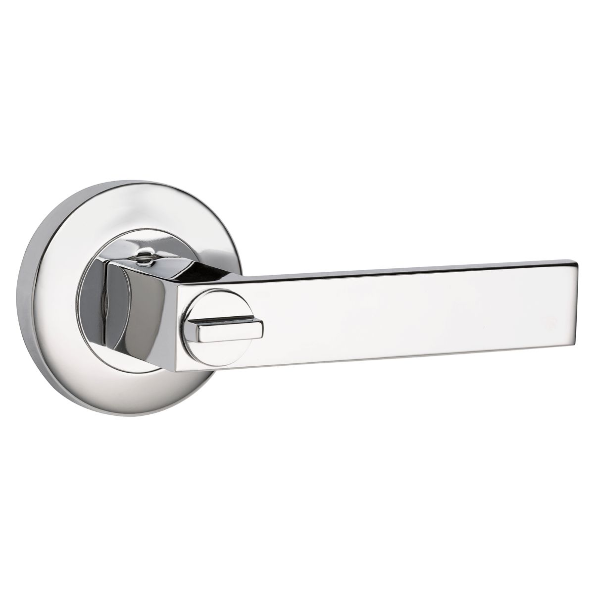 Chrome Plate Zalla Privacy Set Door Handle