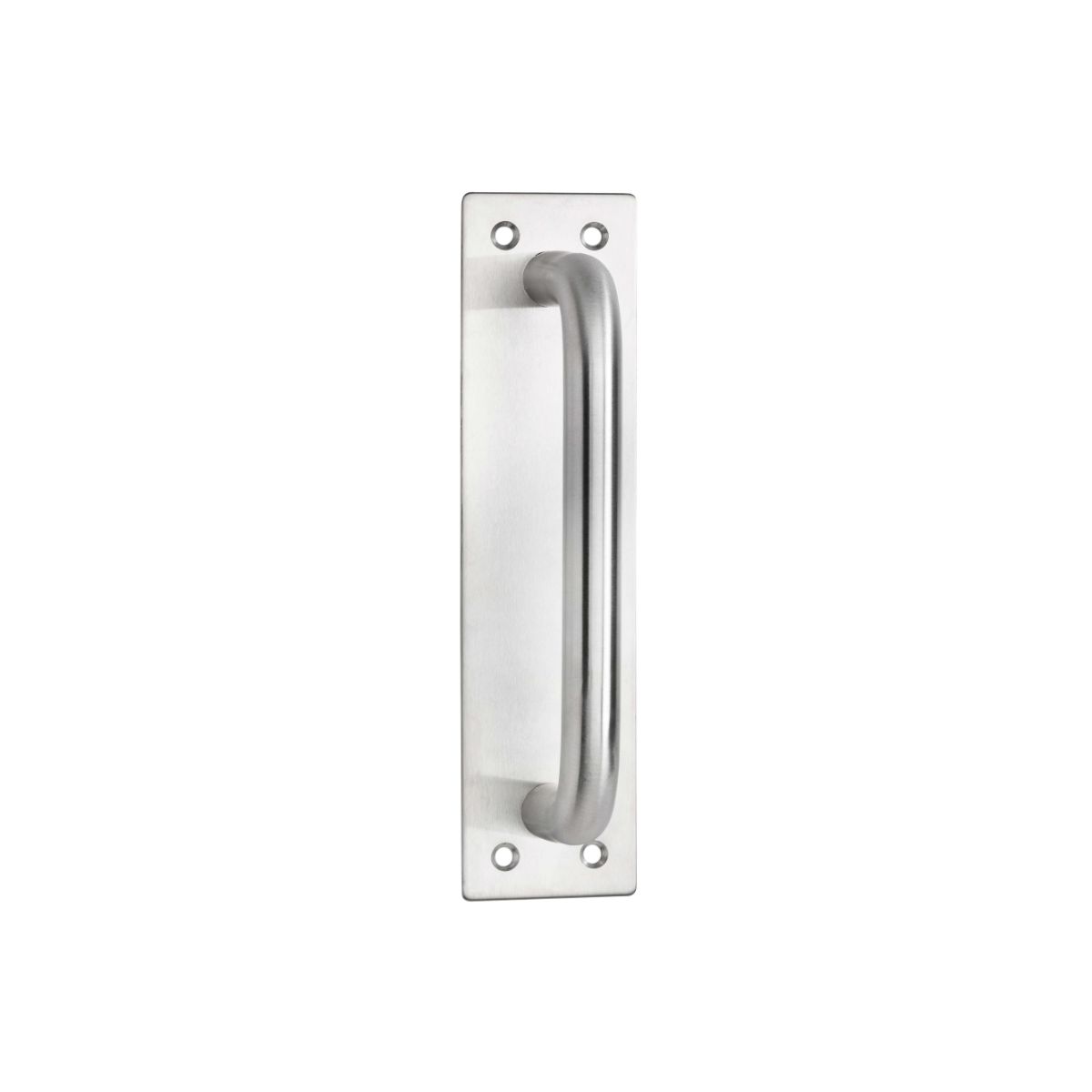150 x 16 D Pull on 200 x 50 x 1.5mm Plate - Satin Stainless Steel