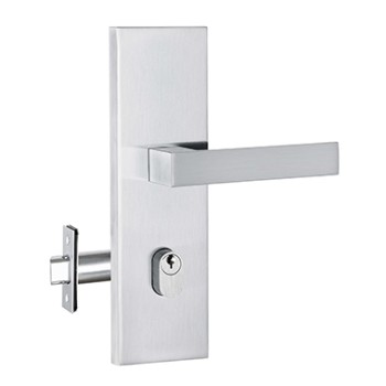 satin chrome door handle