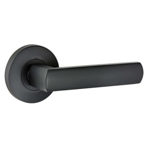 black passage door handle