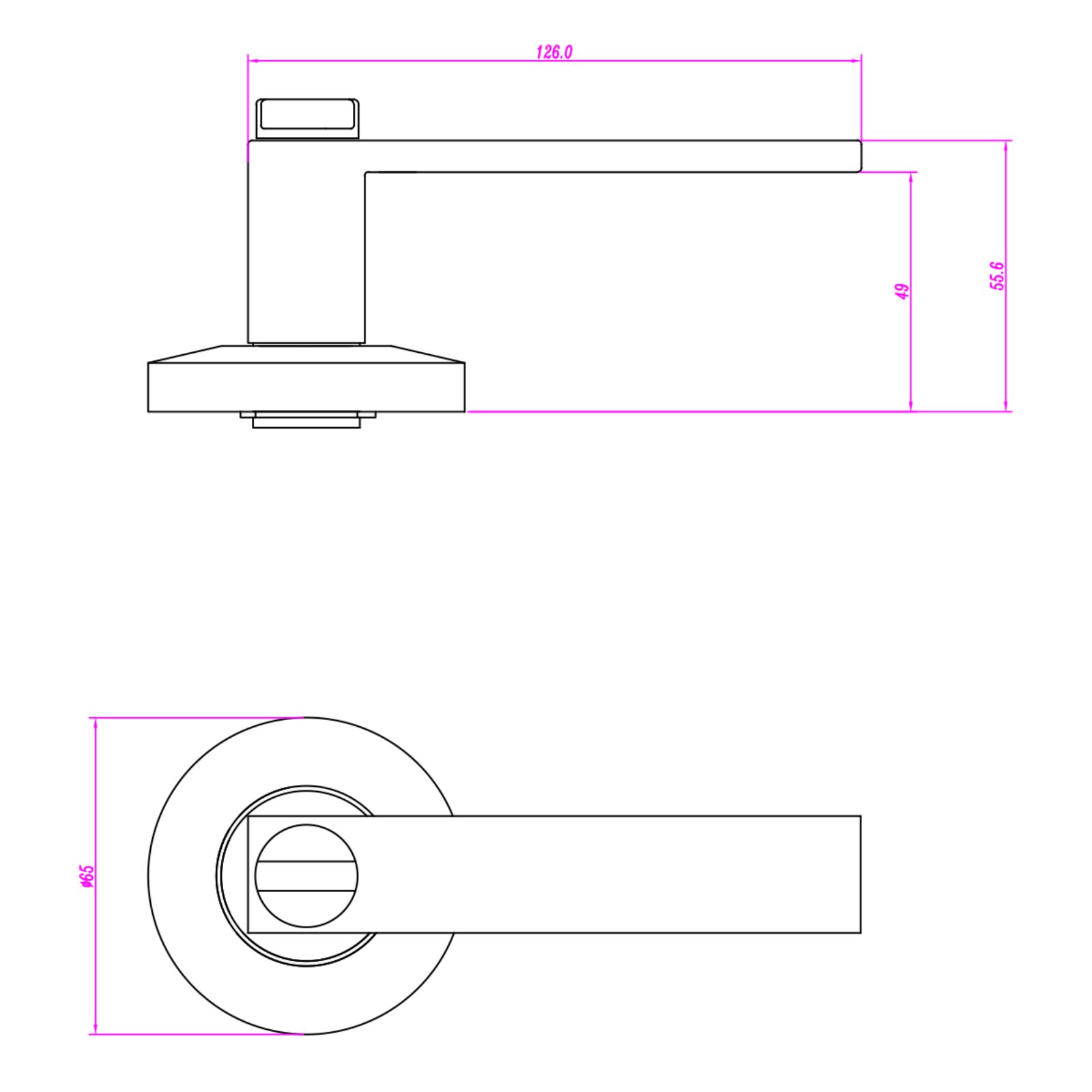 door handle specifications almeri