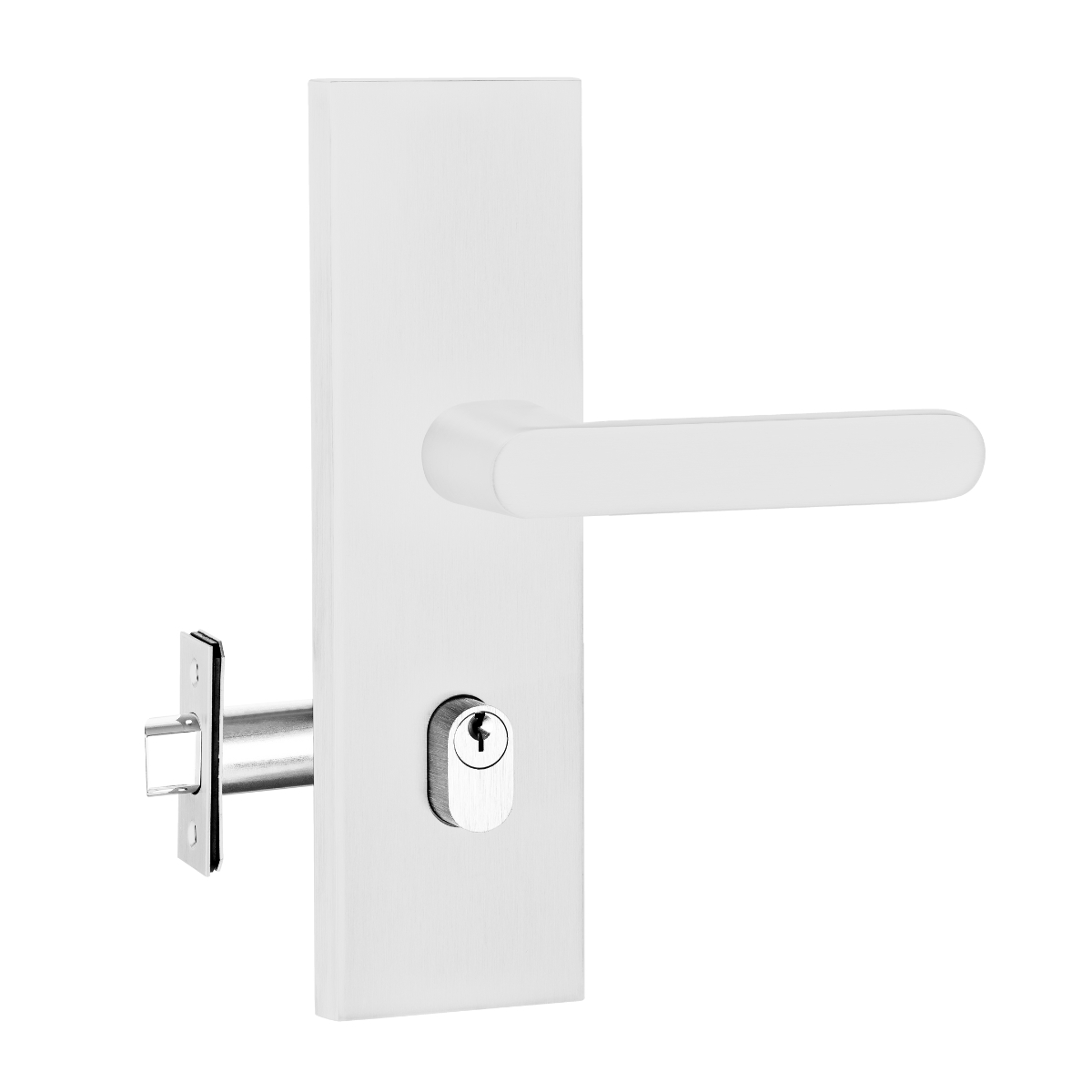 entry pro 3 white front door handle