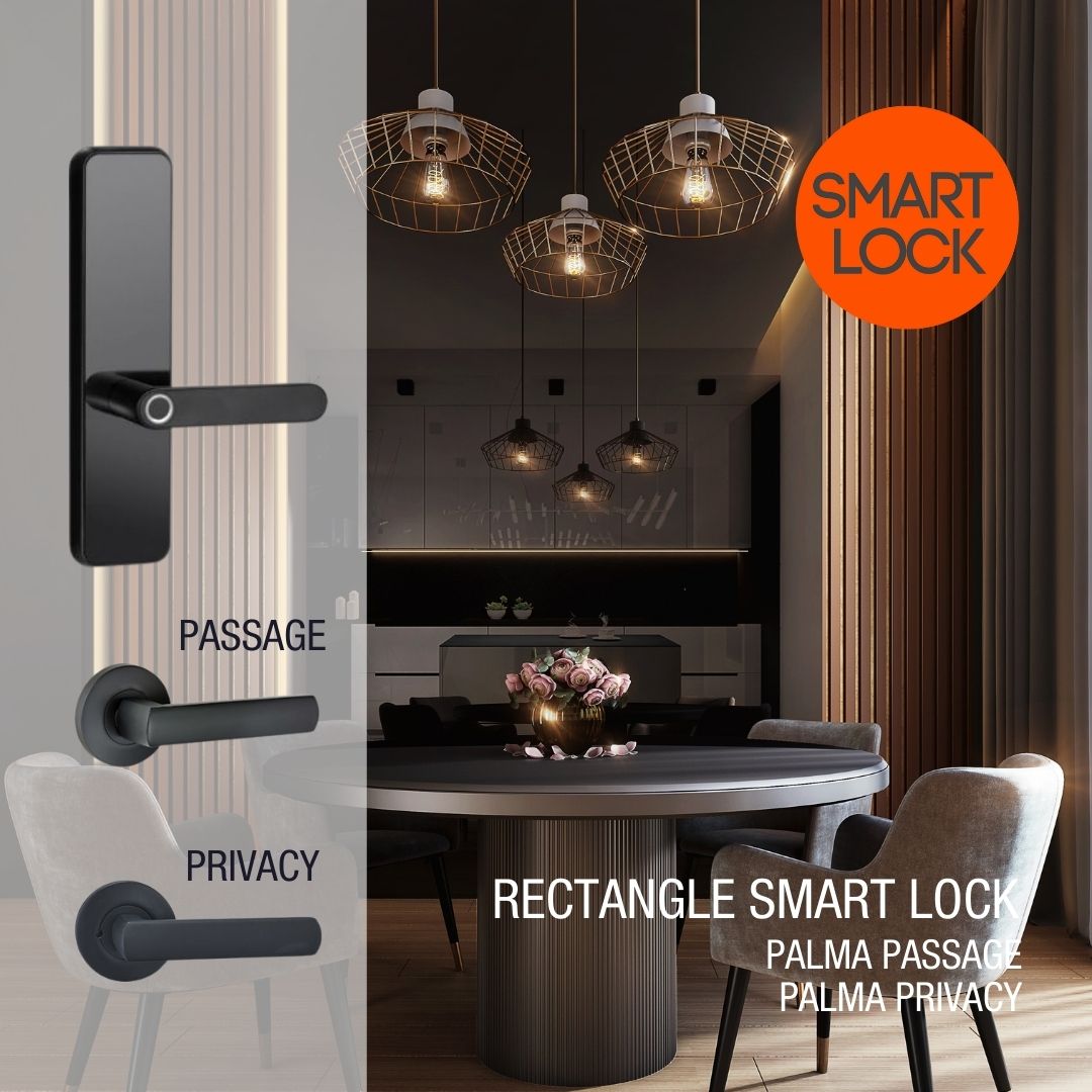 palma black smart lock door handles 11