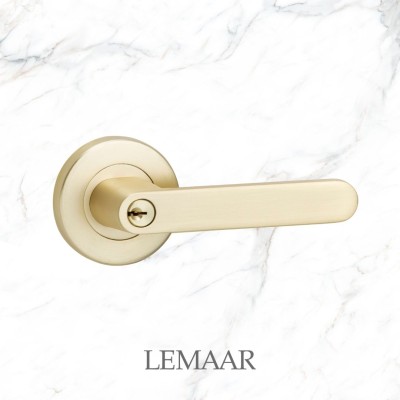 brass door handle Almeri by Lemaar