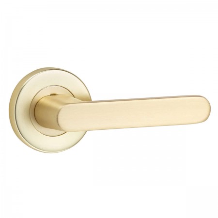 brushed brass door handle passage set Almeri