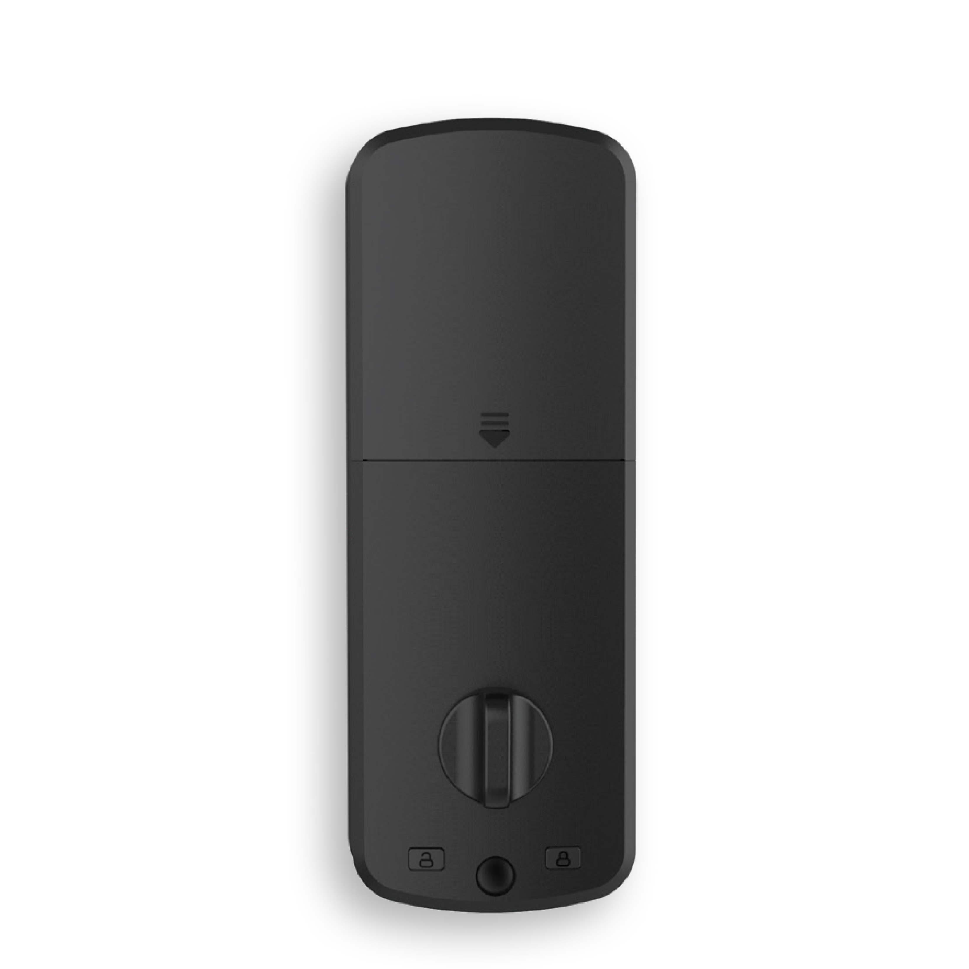 69500GBLK Lemaar Smart Deadbolt Black Back Render
