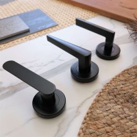 black door handles bunnings