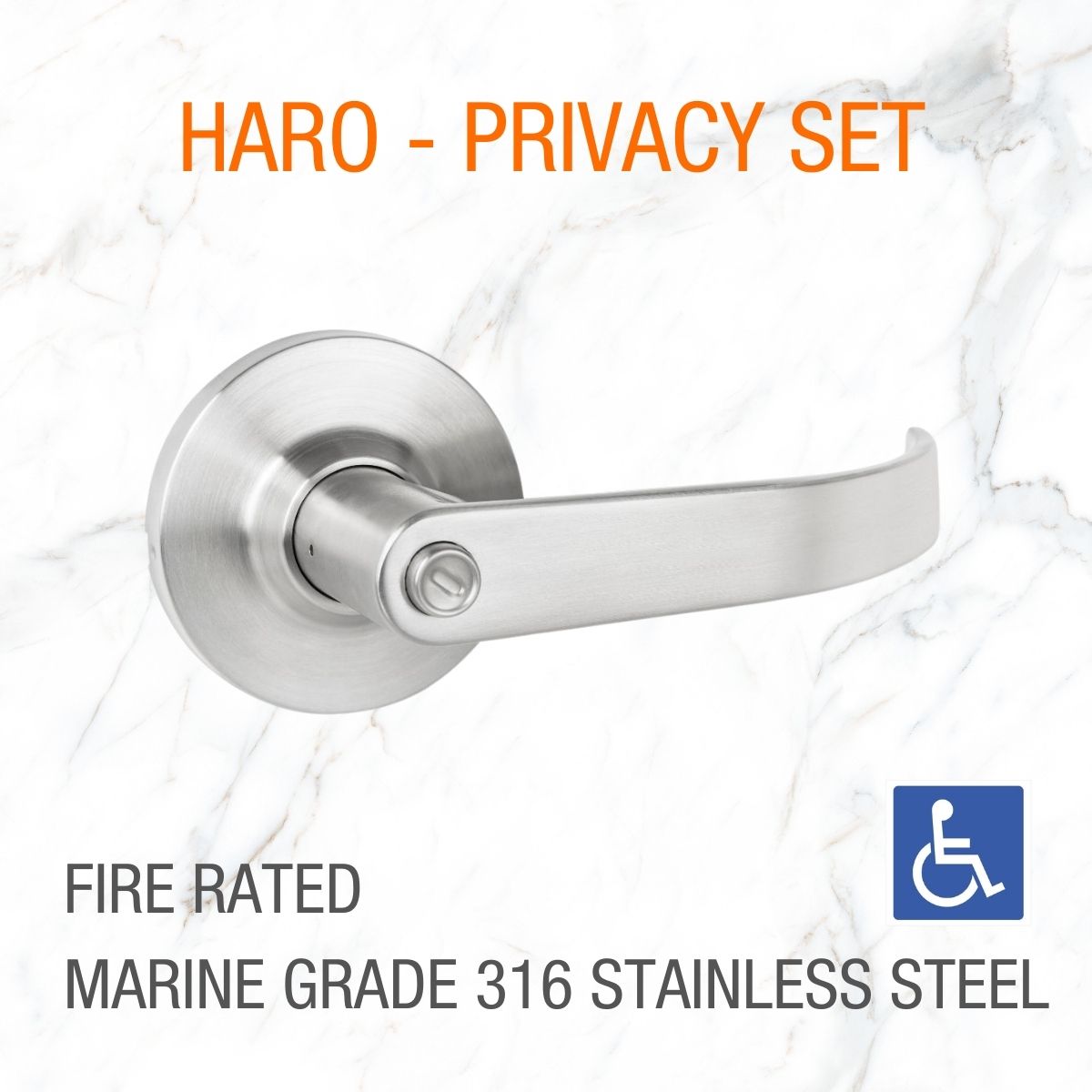 dda door handle haro fire rated privacy 316 marine grade 1