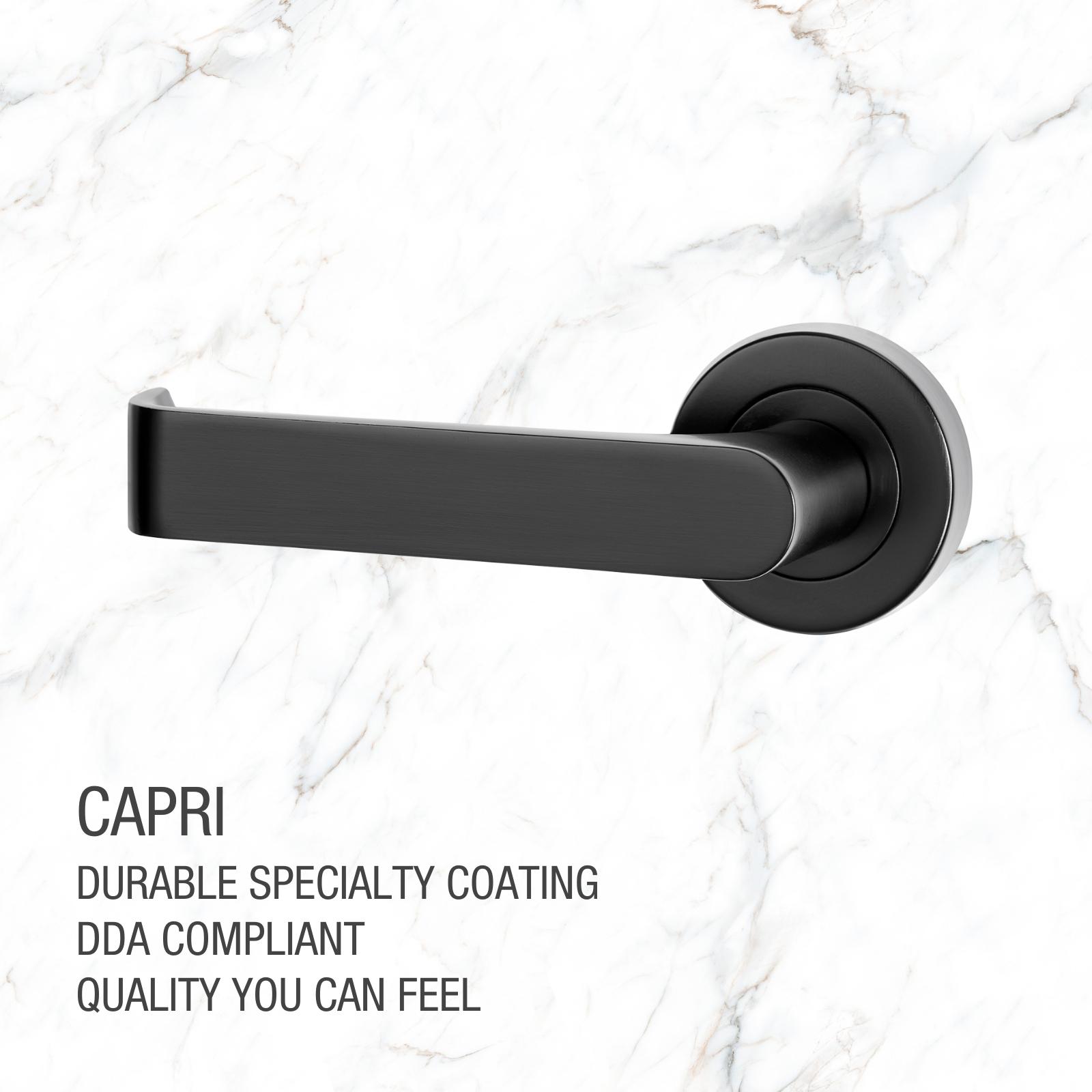door handle black capri 15004 1