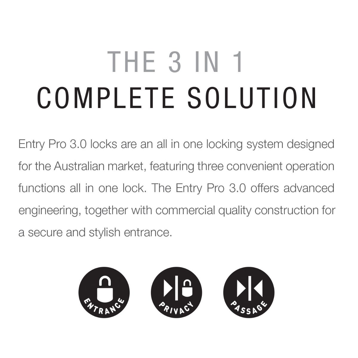 entry pro 3 complete solution