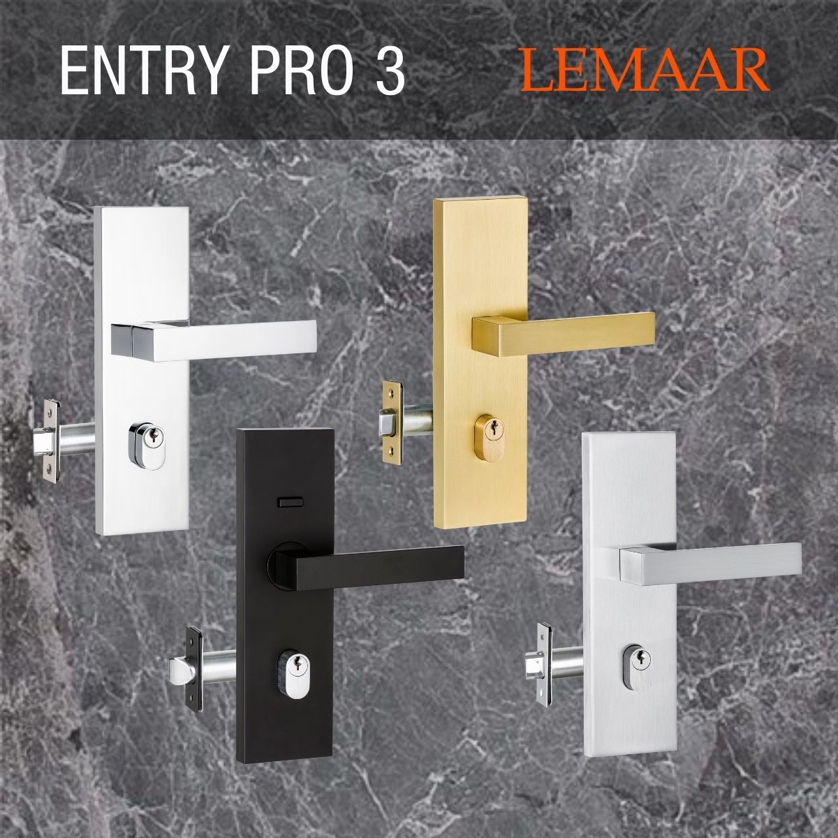 entry pro 3 front door handle range