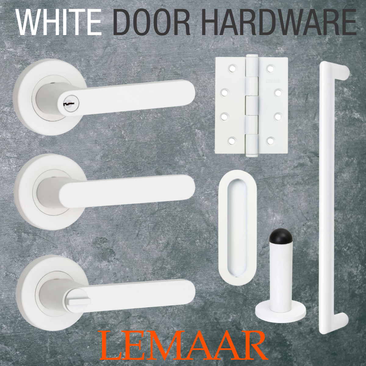 white door hardware white handle white deadbolt white door pull white hinge