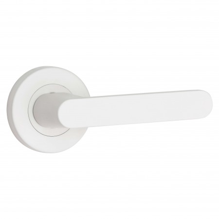 white door handle passage set Almeri