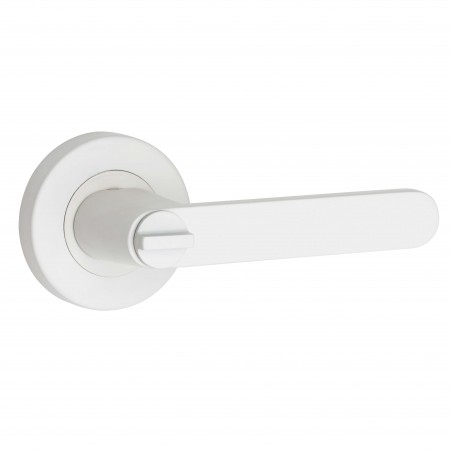 white door handle privacy set Almeri